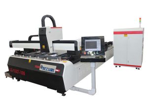 دستگاه برش لیزری فلزی CNC دستگاه برش لیزری فیبر با دو راندمان با راندمان بالا