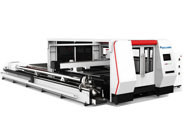 دستگاه برش لوله لیزر فیبر cnc 1000w با سیستم کنترل cypcut